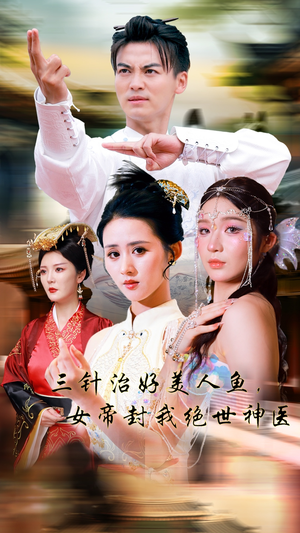 三针治好美人鱼，女帝封我绝世神医（61集）热播短剧推荐